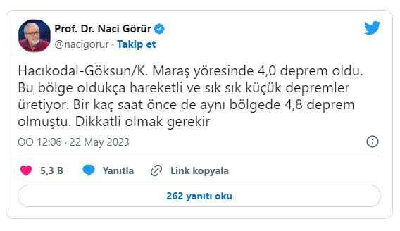 Prof. Dr. Naci Görür uyardı: Dikkatli olmak gerekiyor