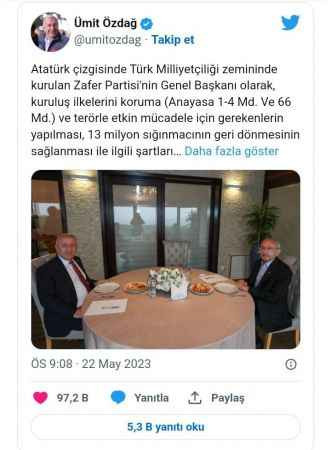 Kılıçdaroğlu'ndan yanıt bekliyor...Özdağ saat verdi!