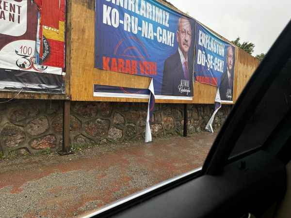 Kılıçdaroğlu afişlerine bir saldırı daha
