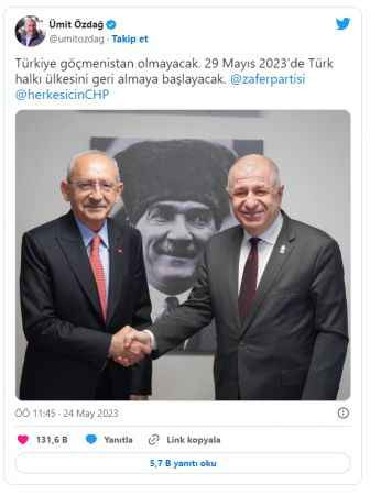 Seçim kararının ardından Ümit Özdağ'dan ilk paylaşım