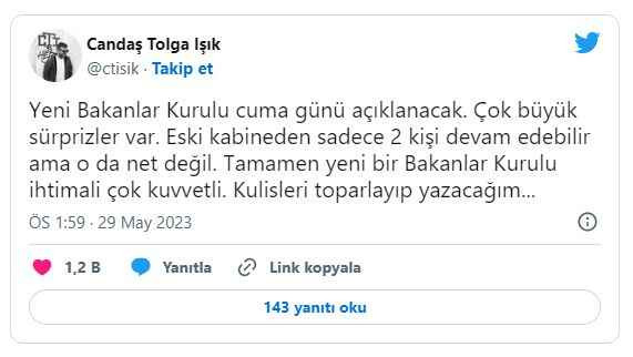 Kabine için 'tarih belli oldu' iddiası: 'Çok büyük sürprizler var...'