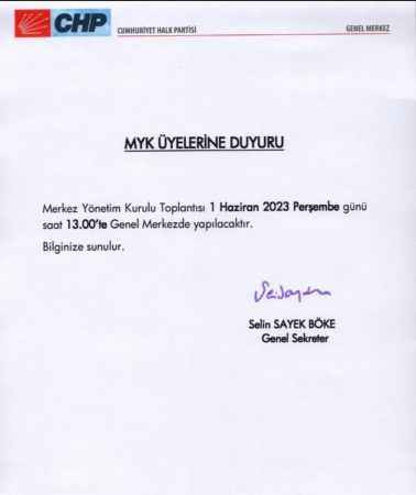 CHP yönetimi toplanıyor