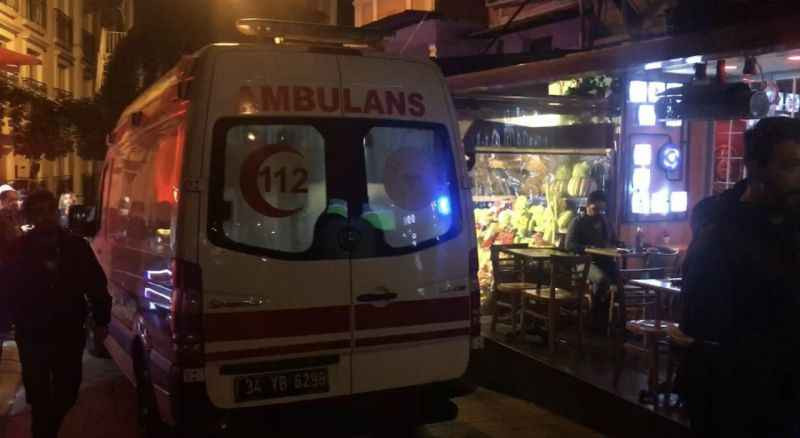 Şov yapayım derken müşterileri böyle yaktı! Barda dehşet anları!