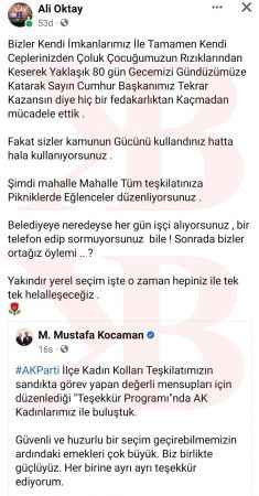 İttifak ortağından belediye başkanına gözdağı