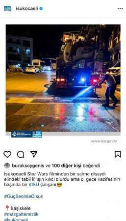 İSU’dan esprili paylaşım