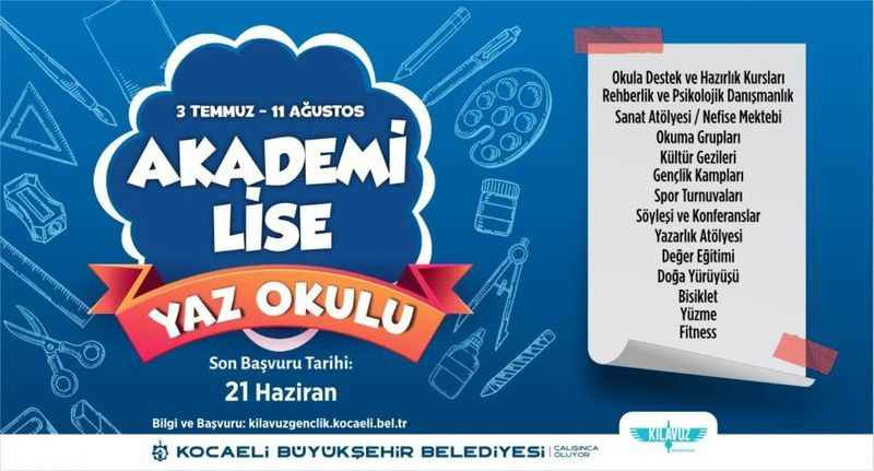 Bilgievleri ve Akademi Lise’de yazın okula gitmek daha da eğlenceli