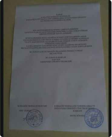 Muhtardan şok karar!
