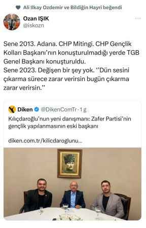 Tugay Adak’ı paylaştı Genel sekreterden Kılıçdaroğlu’na atama tepkisi!