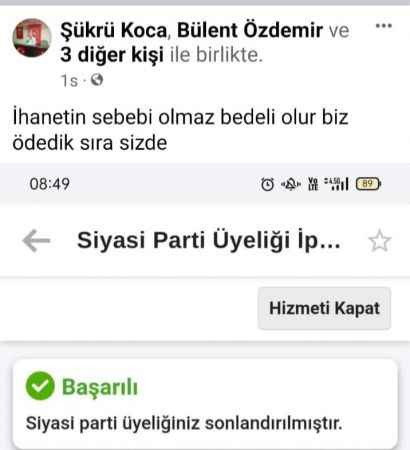 MHP’de Özdemir istifaları
