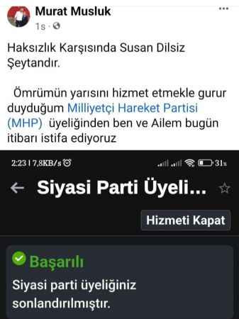 MHP’de Özdemir istifaları