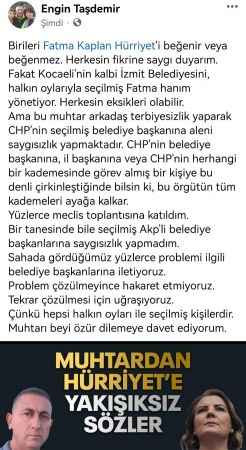 Hürriyet’e yakışıksız sözler kullanmıştı Taşdemir’den o muhtara cevap