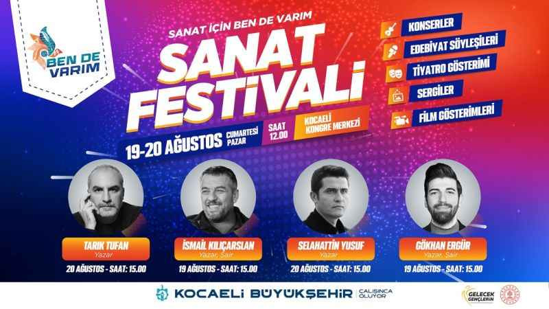 Sanat için Ben De Varım Festivali'ne geri sayım