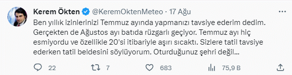 Uzmandan üzen tahmin: Tatil planları iptal, yaz bitiyor, eylüle üşüyerek girebiliriz!