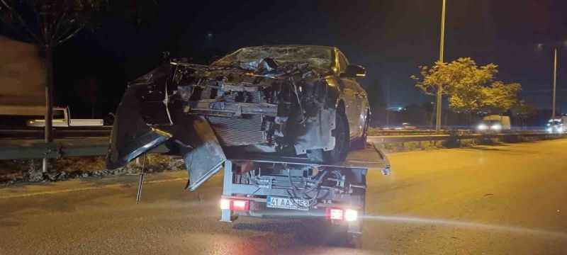 Kocaeli’de feci kaza, Belediye Başkan Yardımcısı ölümden döndü