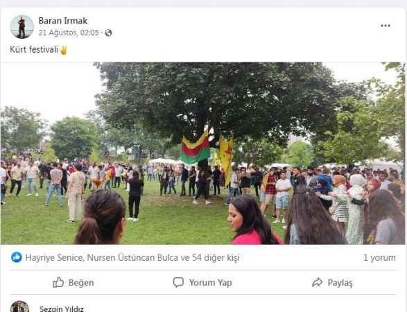 CHP’li eski başkan YPG bayrağı paylaştı!