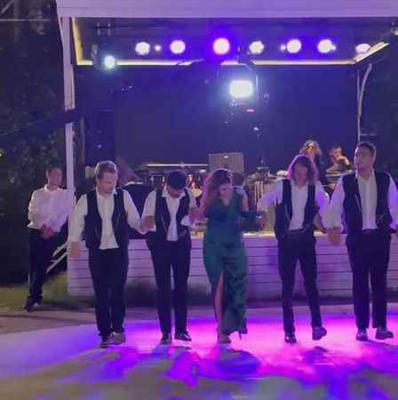 Başiskele'de peri masalı gibi düğün