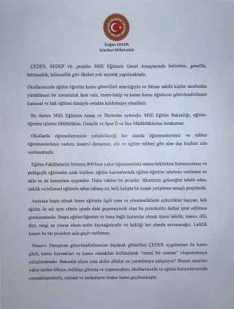 Doğan Demir'den bakana ‘manevi danışman' görevlendirmesi sorusu!