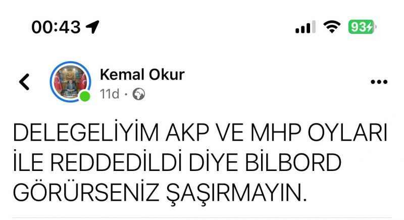MHP’li başkan Hürriyet’in tepkisini tiye aldı