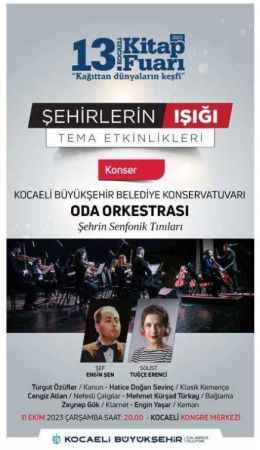 “Şehrin Tınıları” konseri sanatseverlerle buluşacak