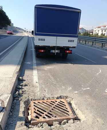 İSU'dan çalınan mazgallara müdahale
