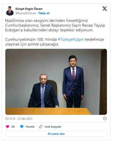 Yerlikaya soruşturma izni verdi, başkan Erdoğan'ı ziyaret edip fotoğraf paylaştı