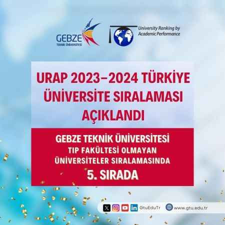 GTÜ, URAP Sıralamalarında İlk 10'da
