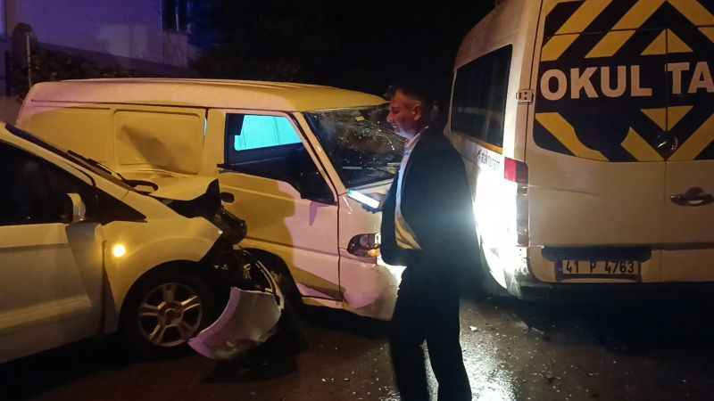Yağmur kazaya sebep oldu