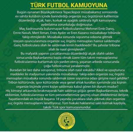 Tribüne silah mı sokuldu?