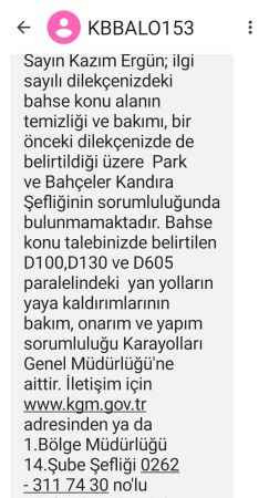 Vatandaştan Büyükşehir’in cevabına tepki!