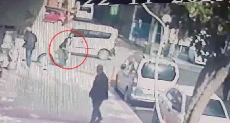 Eski eşini tabanca ile vurarak öldürmüştü, kaçış görüntüleri kameraya yansıdı