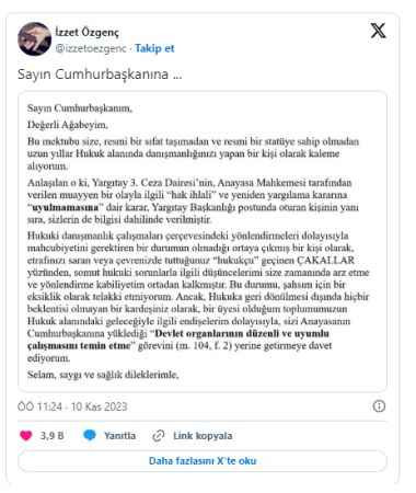 Yargıtay üyelerinden Erdoğan'ın eski danışmanına suç duyurusu