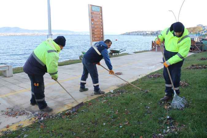 Kocaeli’de fırtınanın izleri siliniyor
