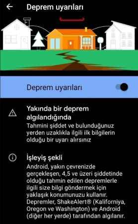 Android telefonu olanlar dikkat! Depremi saniyeler önce bildi!