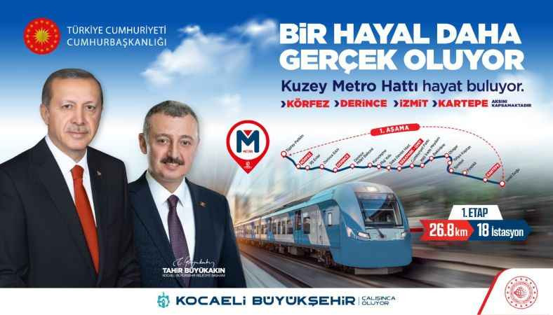 Müjdeyi Büyükakın vermişti! Kocaeli Kuzey Metro Hattında devir protokolü imzalandı