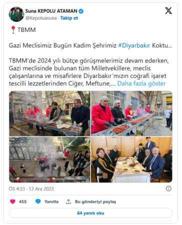 Vatandaş ucuz et kuyruğunda bekleye dursun, AKP'li vekillerden mecliste mangal partisi