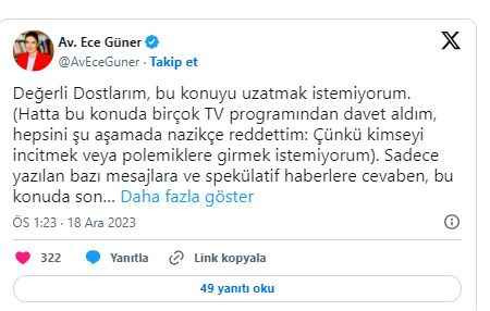 İYİ Parti'den istifa eden Ece Güner'den yeni açıklama
