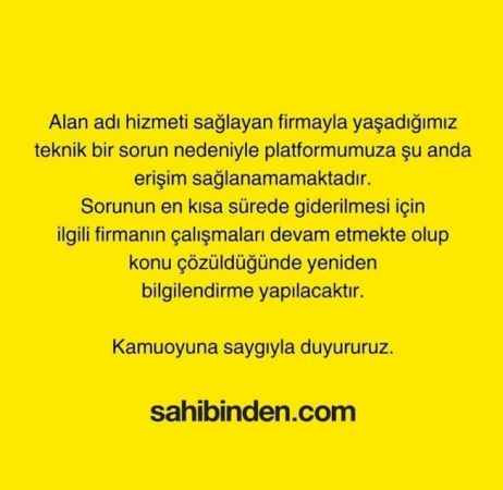 Sahibinden patladı!