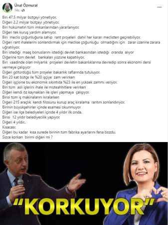 Büyükakın, "Korkuyor" demişti, Hürriyet'in yardımcısı cevap verdi