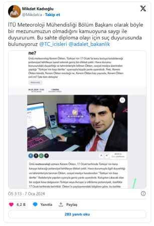 Tahminleri tutuyordu Sahte diploma iddiası!