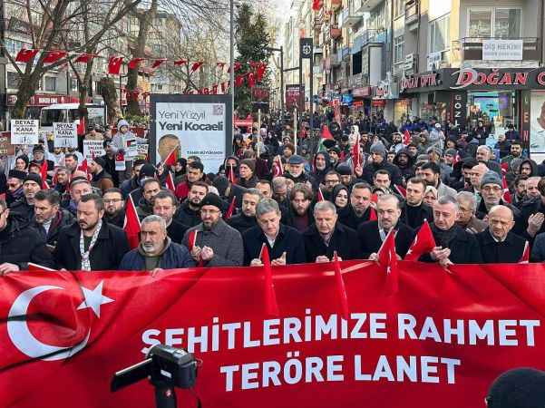 İzmitliler terörü lanetledi!