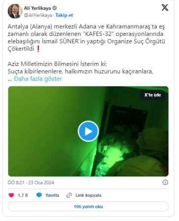 3 ilde 'Kafes-32 Operasyonu': Suç örgütü çökertildi!
