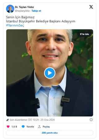 İYİ Parti'den istifa etmişti... İstanbul için bağımsız aday olduğunu açıkladı!