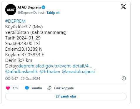 Kahramanmaraş'ta deprem paniği!
