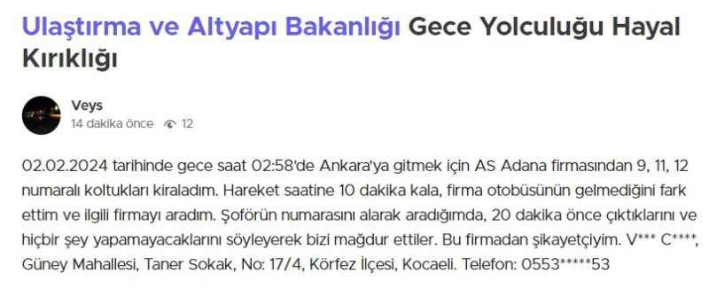 Biletli yolcuları almadan gitmiş!