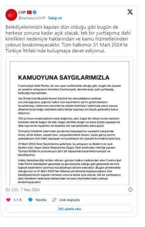 CHP'den 'Burcu Köksal' açıklaması