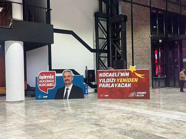 Başiskele’de asılmayan afişler Atasoy Bilgin’e nasip oldu