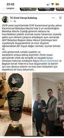 AKP’li adaydan CHP’li isme şık hareket!