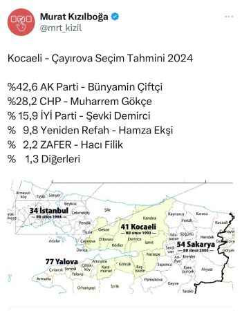 Çayırova’da Demirci’yi yıkacak anket!