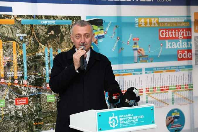 Kocaeli de gittiğin kadar öde dönemi! Hat 41k devrede