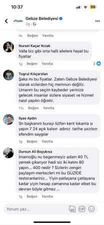 Sözde belediye tesisi! Bu fiyatlar Gebzeli vatandaşı isyan ettirdi!